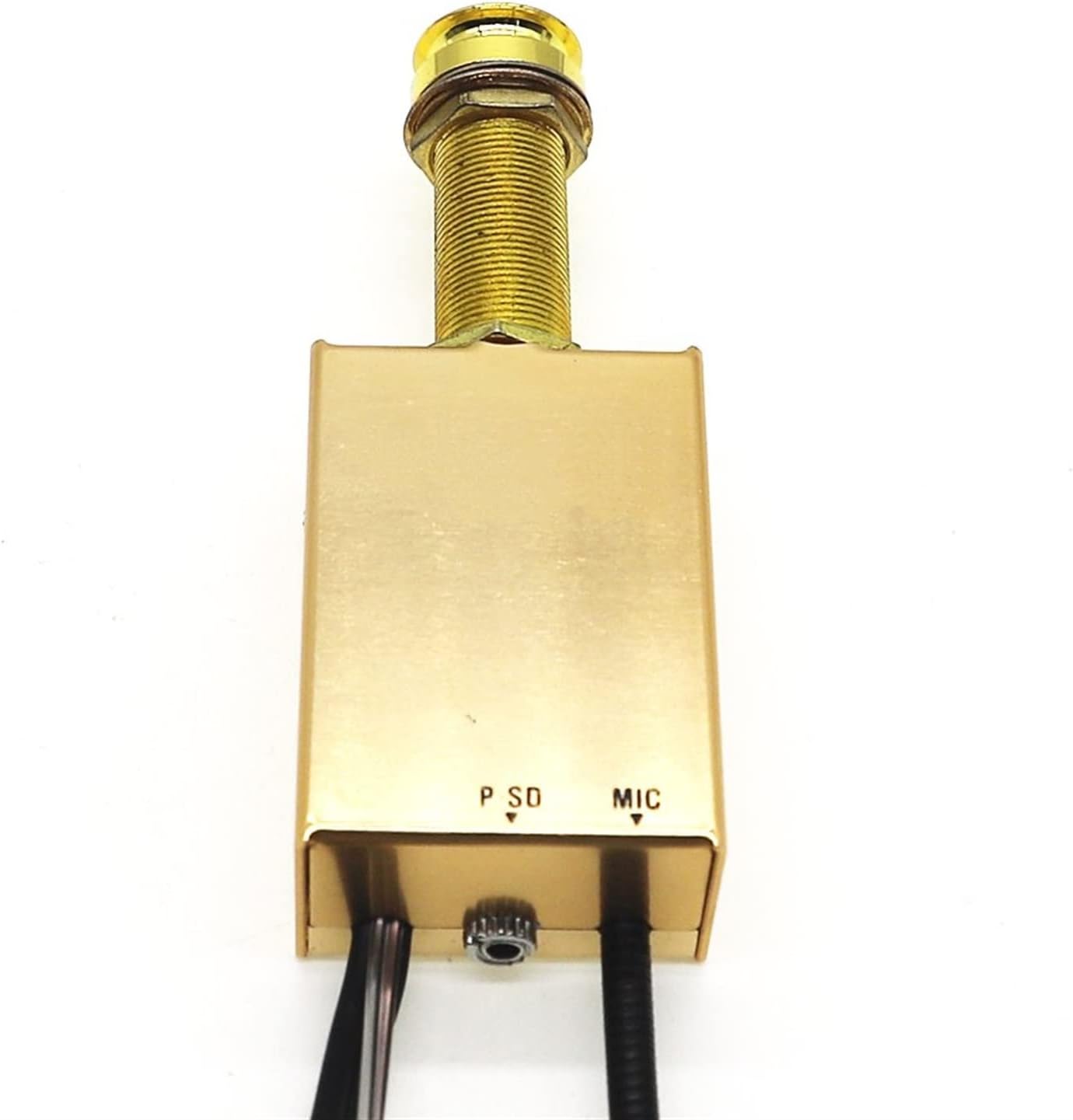 TSTS Acoustic Guitar Preamp Pickup Guitar Soundhole Pickup Transducer with Microphone Saddle Piezo Bass/Middle/Treble Controls