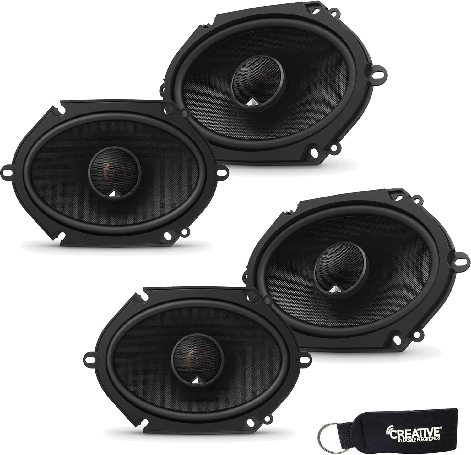 JBL STADIUMGTO860 Stadium Series 6x8 Inch Step-up Multielement Car Audio Speaker Systems - Two Pairs