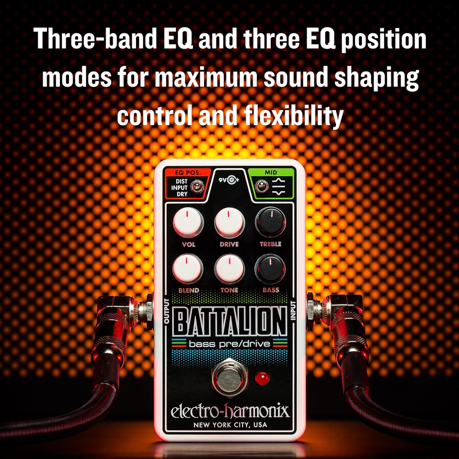 Electro-Harmonix Nano Battalion Bass Preamp & Overdrive Pedal