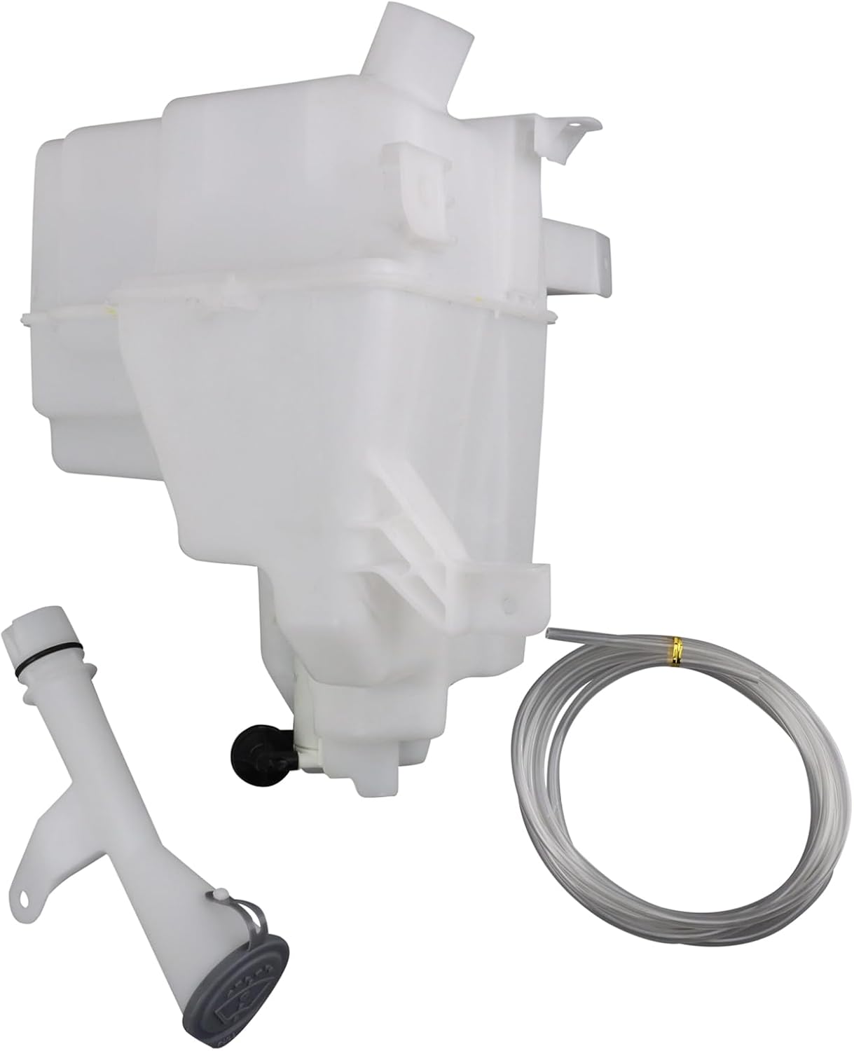 TRQ Windshield Washer Reservoir Compatible with 2021-2024 Nissan Kicks NI1288220