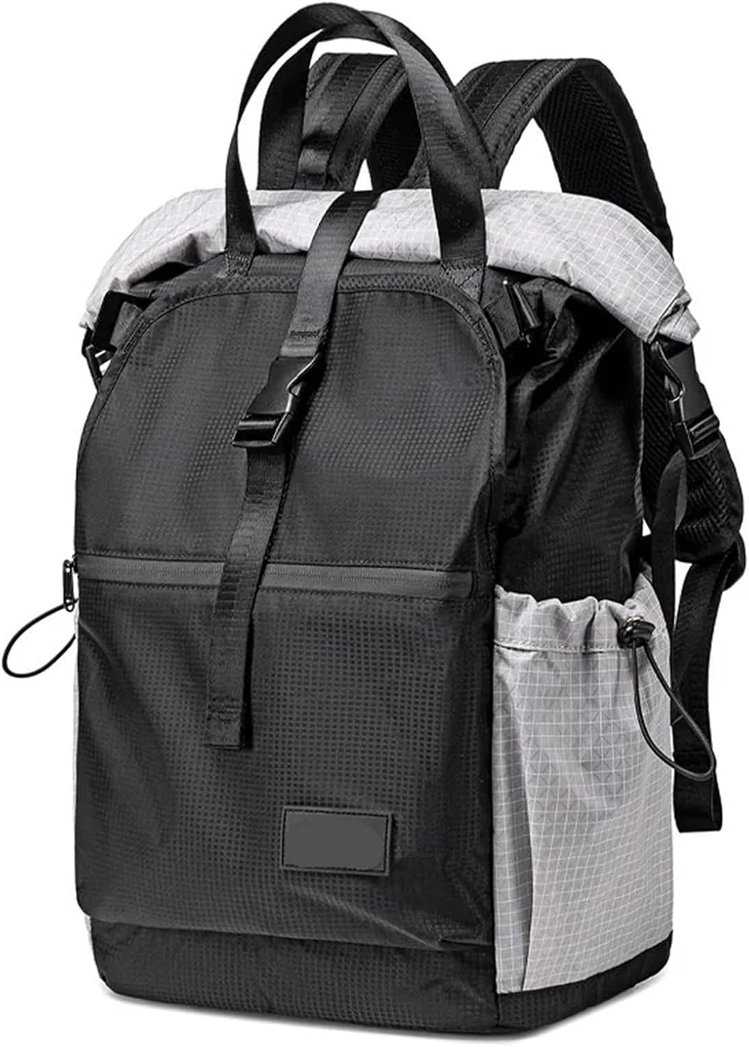 35L Waterproof Rolled-Up Backpack – UHMWPE Cut-Resistant & Water-Repellent For Outdoor Mountaineering(Black)