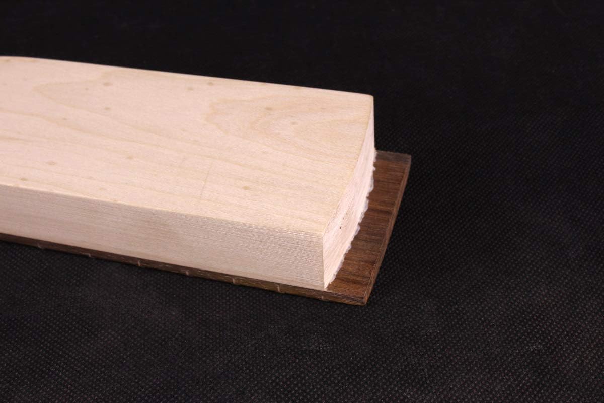 Yinfente Bass Guitar Neck 24Fret 34inch Canada Maple Rosewood Fretboard Paddle Head Vine Inlay