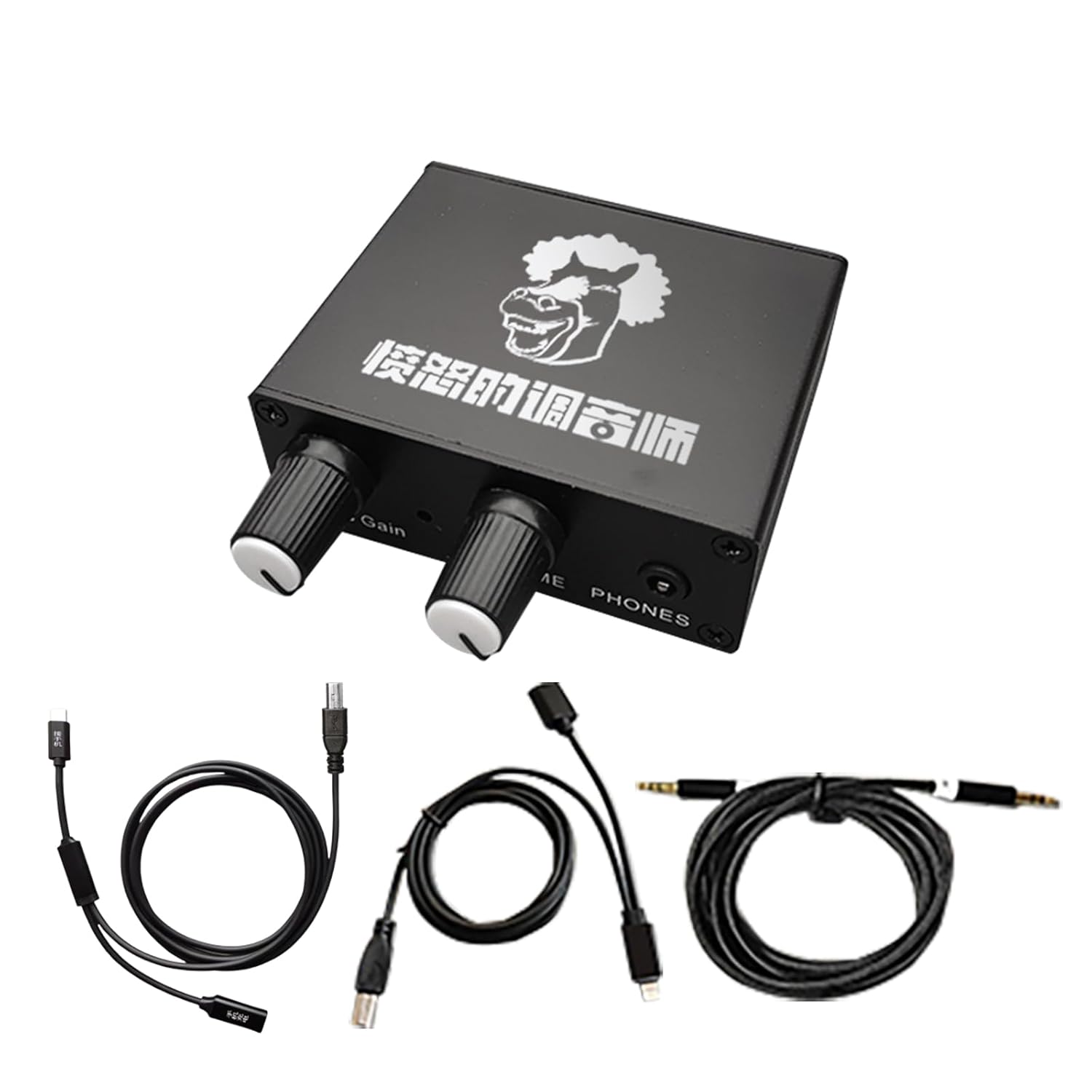 Lightning to 3.5mm OTG Audio Interface for iPhone 16/15/14/13/12, iPad, Connect Mixer, Mic, Audio Interface for Live Streaming, TikTok/YouTube, Plug & Play,Stereo Sound Live Band Recording