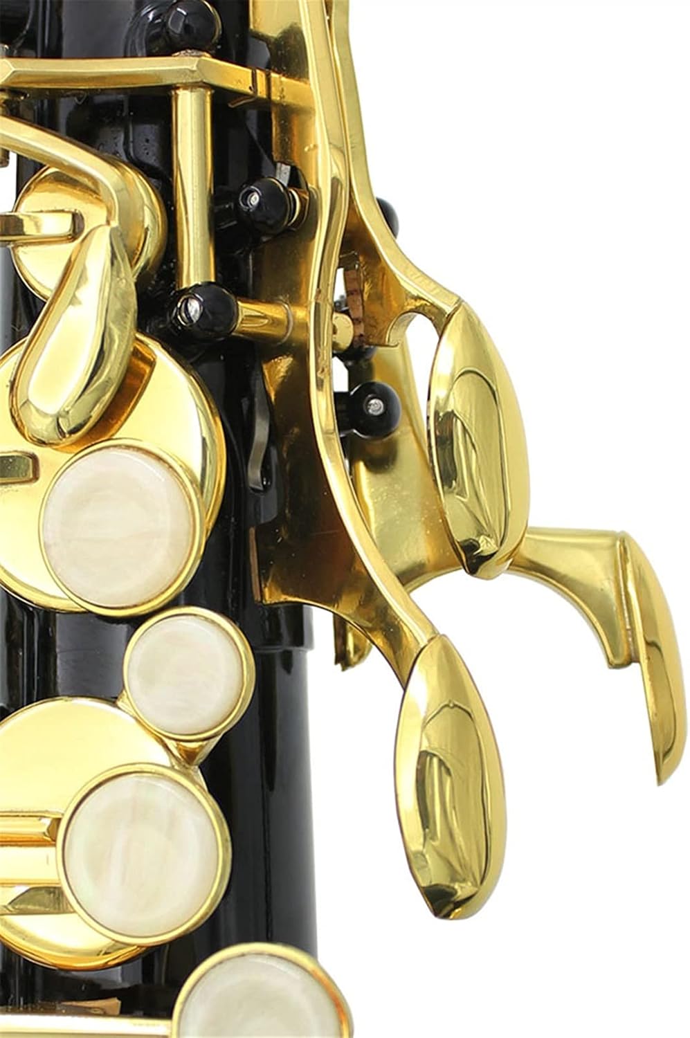 KESHUO Alto Saxophone Black Gold Black Silver Wind Instruments Oral Wind Instruments Brass Music Grade Examination Performance Brass Sax Beginners Kit (Color : Black)