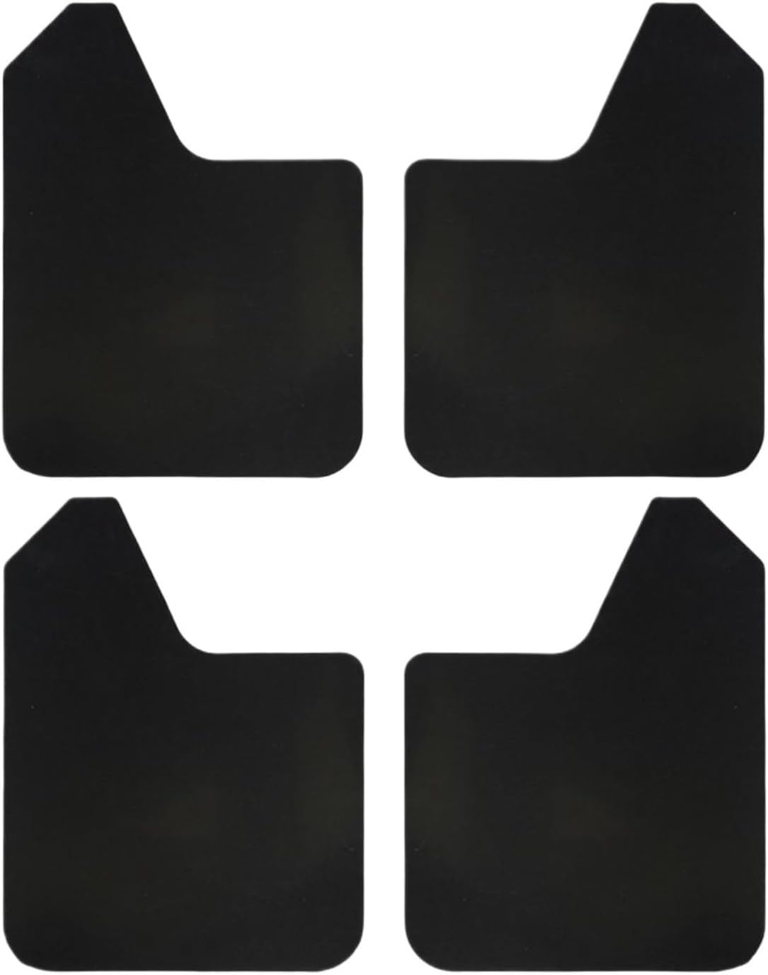 4X Mudflaps Flaps Exterior Parts Black Universal Car Accessories Guards Mudflaps Compatible for Pickup SUV Car Truck