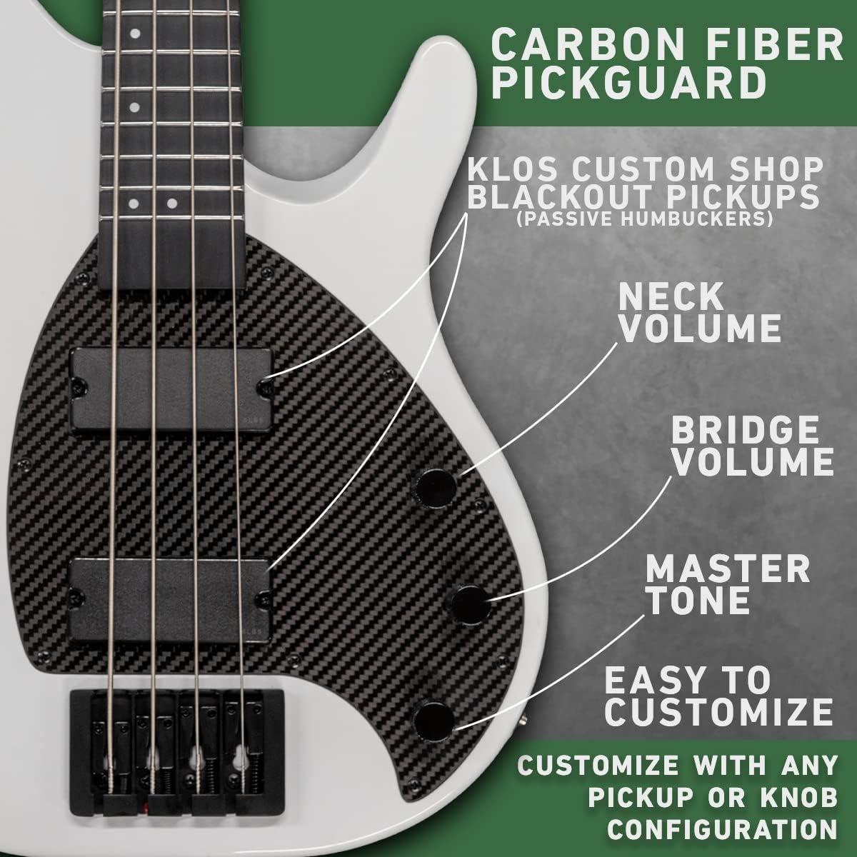 KLOS Apollo Carbon Fiber Bass Guitar