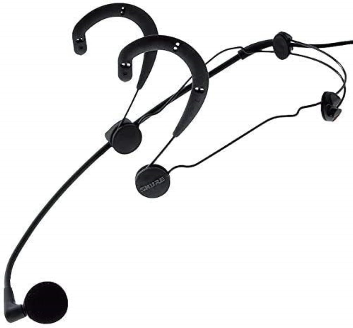 Shure WBH54B Supercardioid TQG Subminiature Electret Headworn Condenser Microphone for Speech Applications - Black (Wireless Bodypack Transmitter Sold Separately)