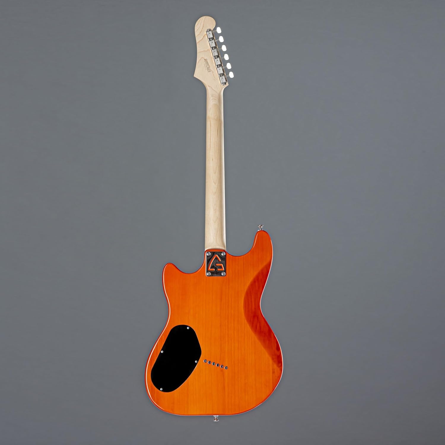 Guild Guitars Surfliner Solid Body Electric Guitar Sunset Orange - Classic Styling with Modern Features, Guild Rocker Pickup Switching System with Master Volume, Tone Control and 3 Switches