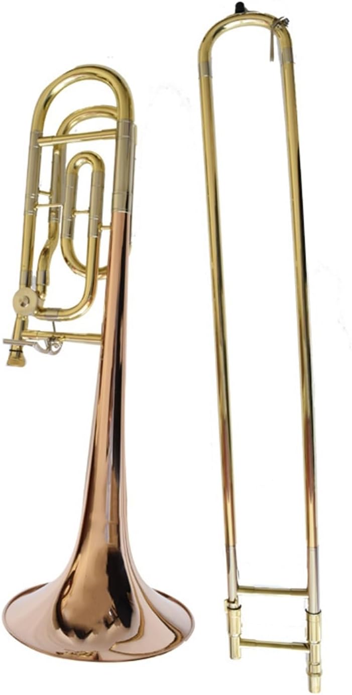 Adult Trombone Instrument Professional Beginner Tenor Trombone B Flat To F Key White Copper Pitch Changer