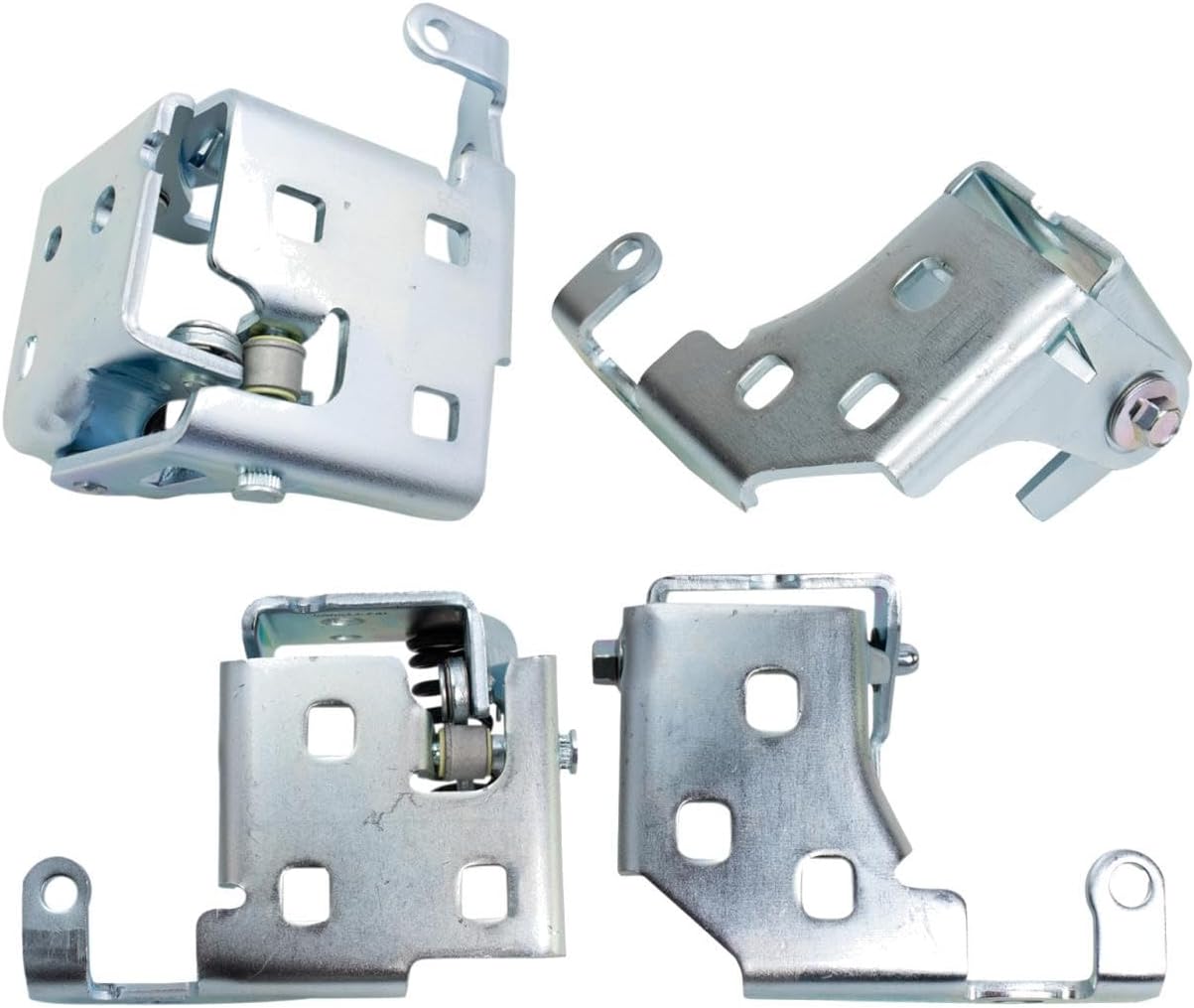 TRQ Front Door Hinge Driver & Passenger Side Compatible with 07-14 Cadillac Chevrolet GMC