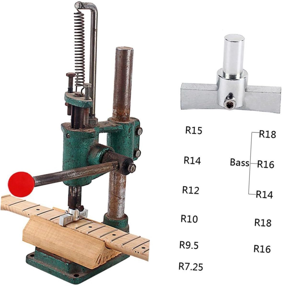 13pcs Guitar Setup Kit Fret Press Caul Insert for Electric Acoustic Bass Guitar Luthier Tool