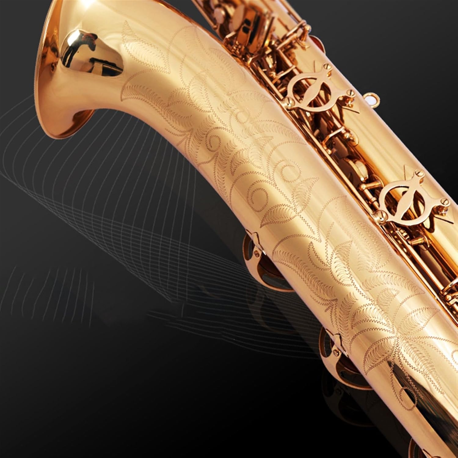 VBDEFRT Bass Saxophone Wind Instrument E Flat Professional Bass Saxophone