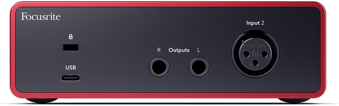 Focusrite Scarlett Solo Studio 4th Gen Recording Bundle, Red (Renewed)