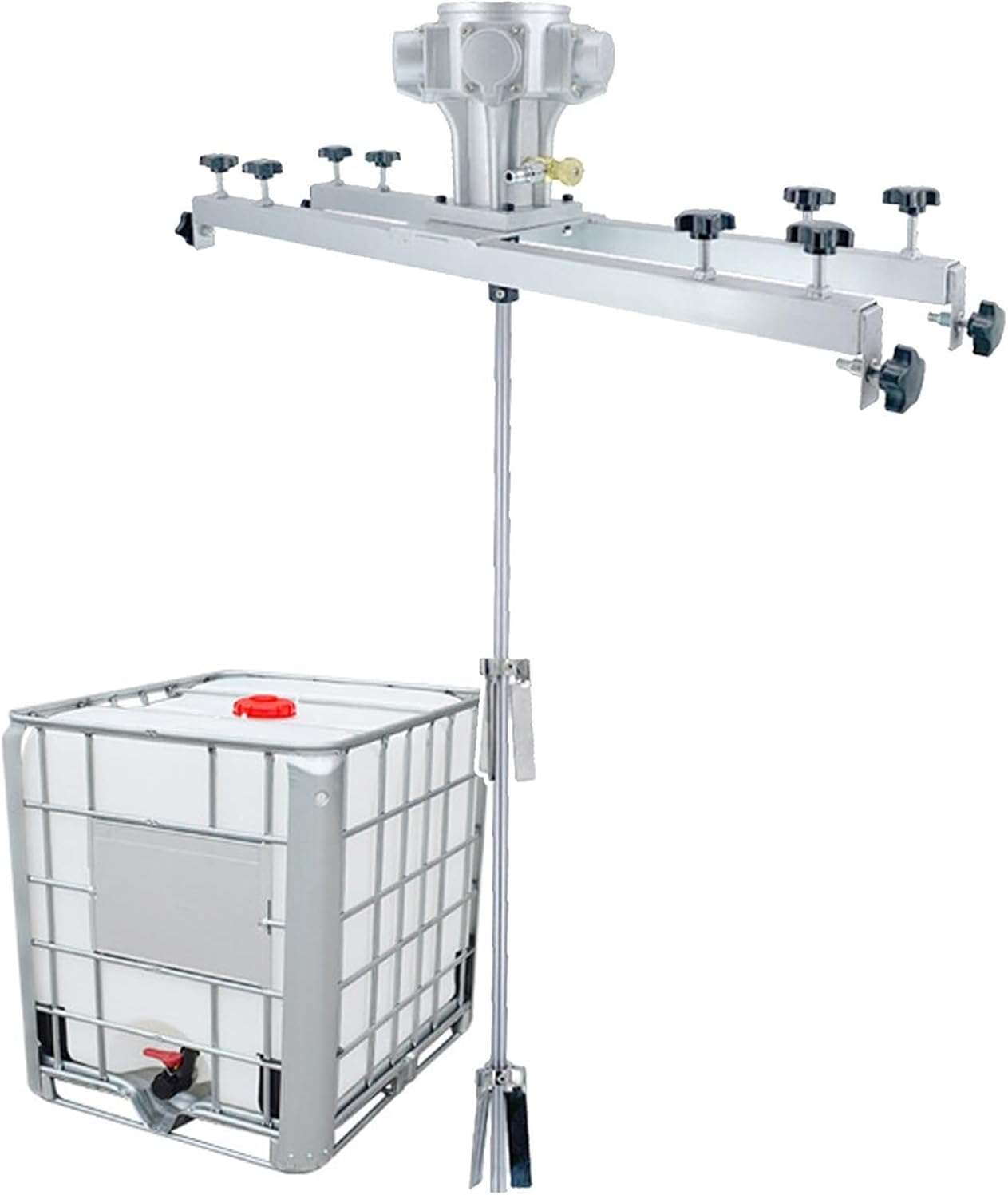 Pneumatic Paint Mixer, 250 Gallon IBC Air Agitator, Bracket Mixer, with Foldable Blades, Paint Stirring Machine Mix Tool(H006