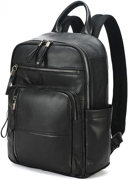 Laptop Backpack Designer Style Business Computer Compartment Professional Daypack Casual Gift Box (Black)