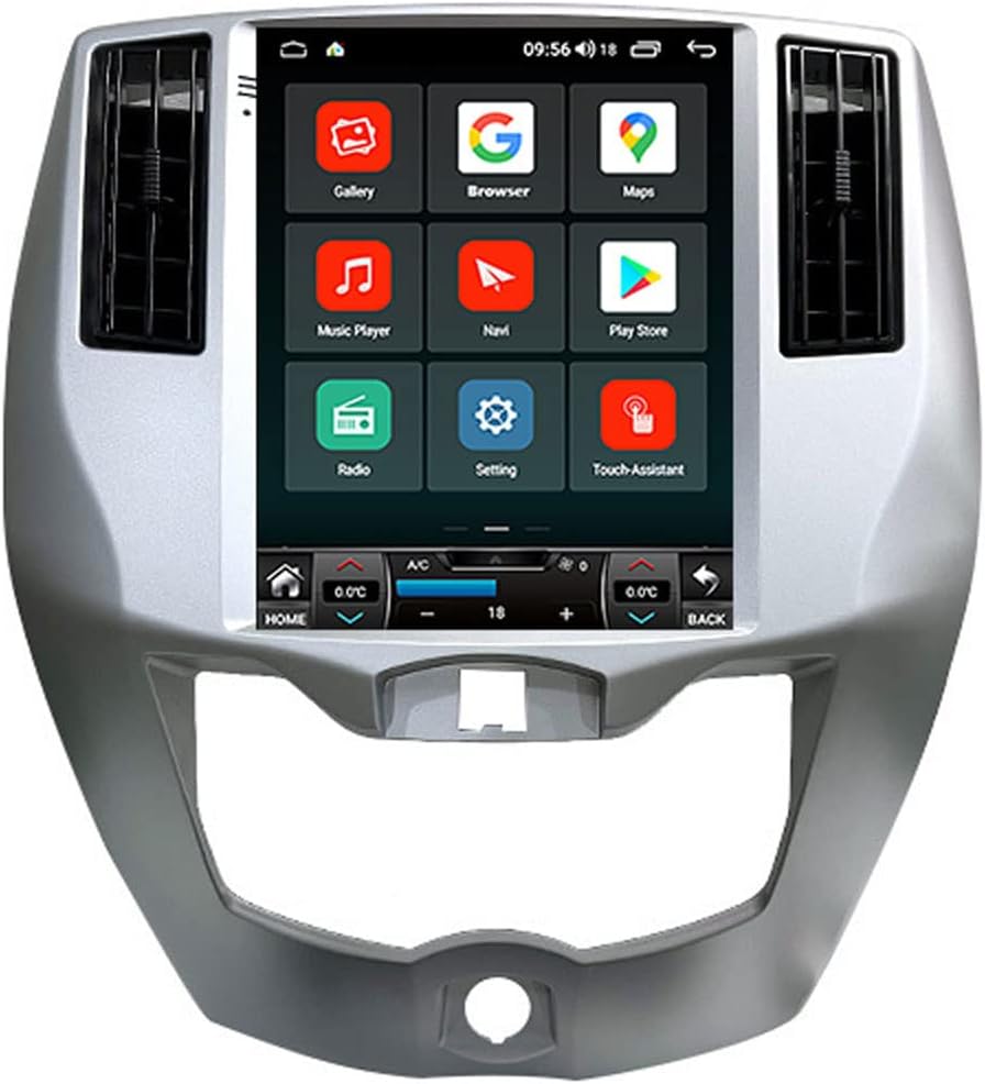 Double Din Car Stereo Compatible with Carplay and Android Auto, 9.7 Inch Touch Screen Car Radio with Bluetooth and Backup Camera for Nissan Livina 2007-2015 Support GPS/4G/DSP