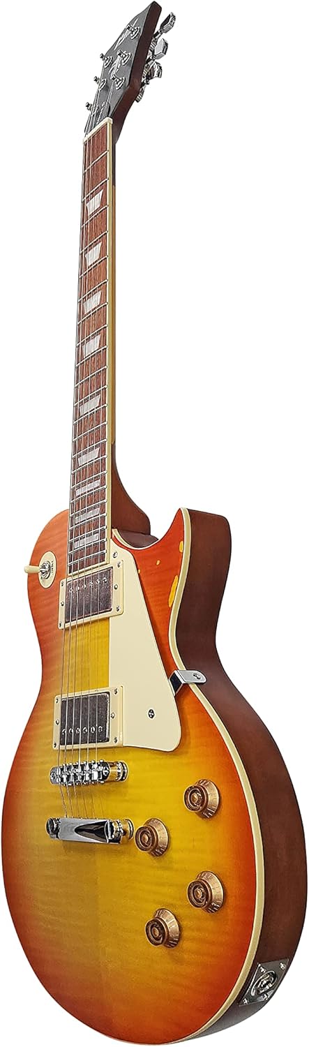 IYV ILS-300D Electric Guitar, Cherry Sunburst