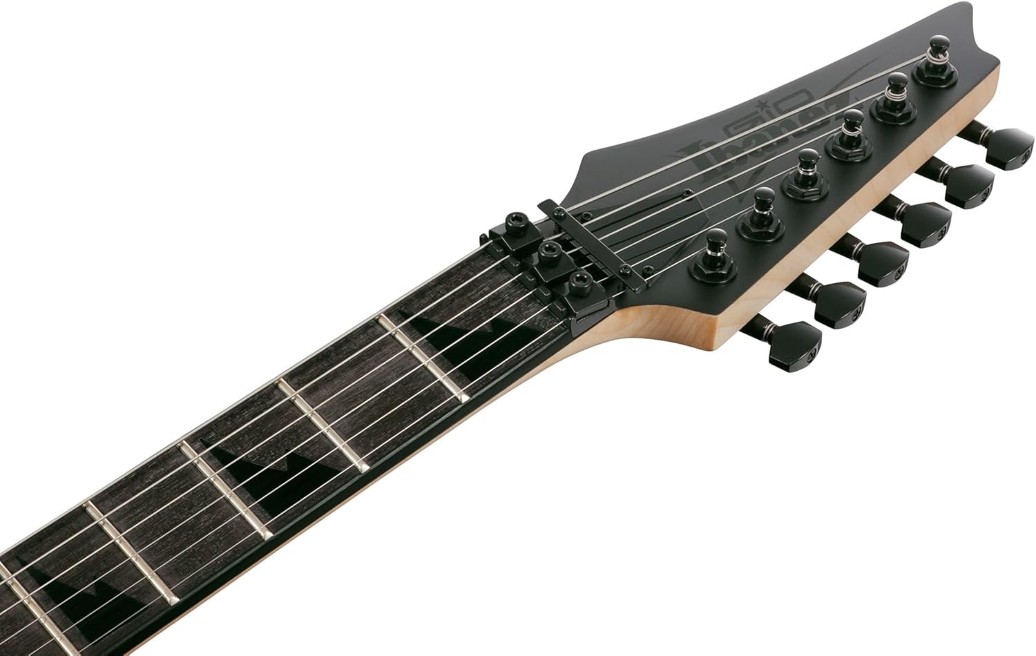 Ibanez GRGR330EX RG GIO Electric Guitar - Black Flat Bundle with Gig Bag, Tuner, Strap, Cable, Austin Bazaar Instructional DVD, and Polishing Cloth