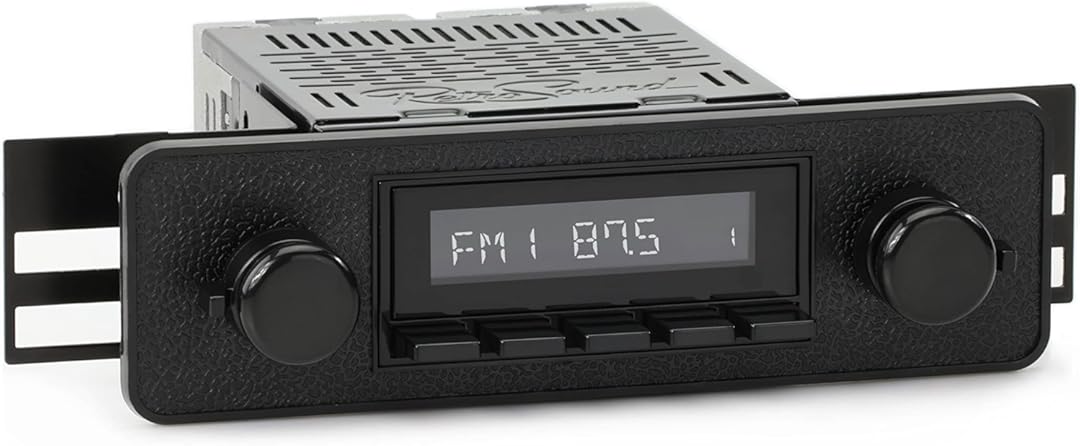 RetroRadio Compatible with 1978-83 Renault Le Car with DIN Kit Features Include Bluetooth, AUX, AM/FM LAB-M1-402-40-90R