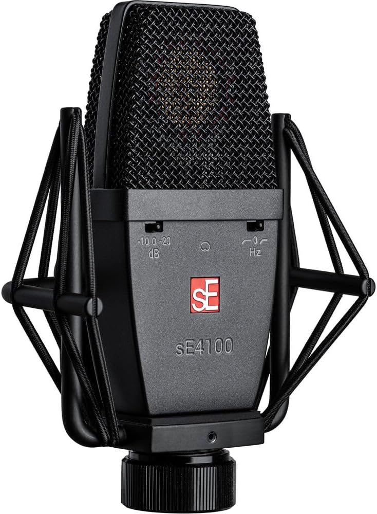 SE Electronics SE4100 Large Diaphragm Cardioid Vintage Condenser Microphone w/Shockmount