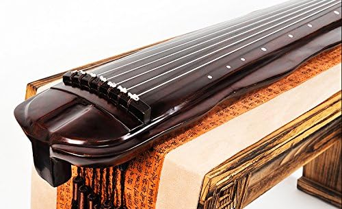 OrientalMusicSanctuary JIAOYE (Banana Leaf Design) Reclaimed Century Old Fir Guqin for Advanced Performers