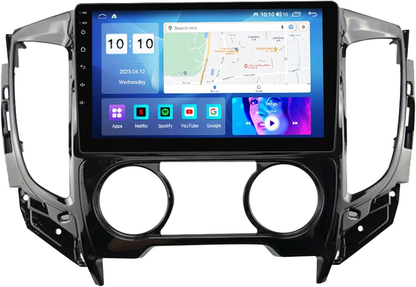 11.8 inch Car Stereo Android 12 for Mitsubishi L200 2015-2019 Car Radio with Bluetooth/GPS Navigation/Car Play/Android Auto/DSP Support Split Screen