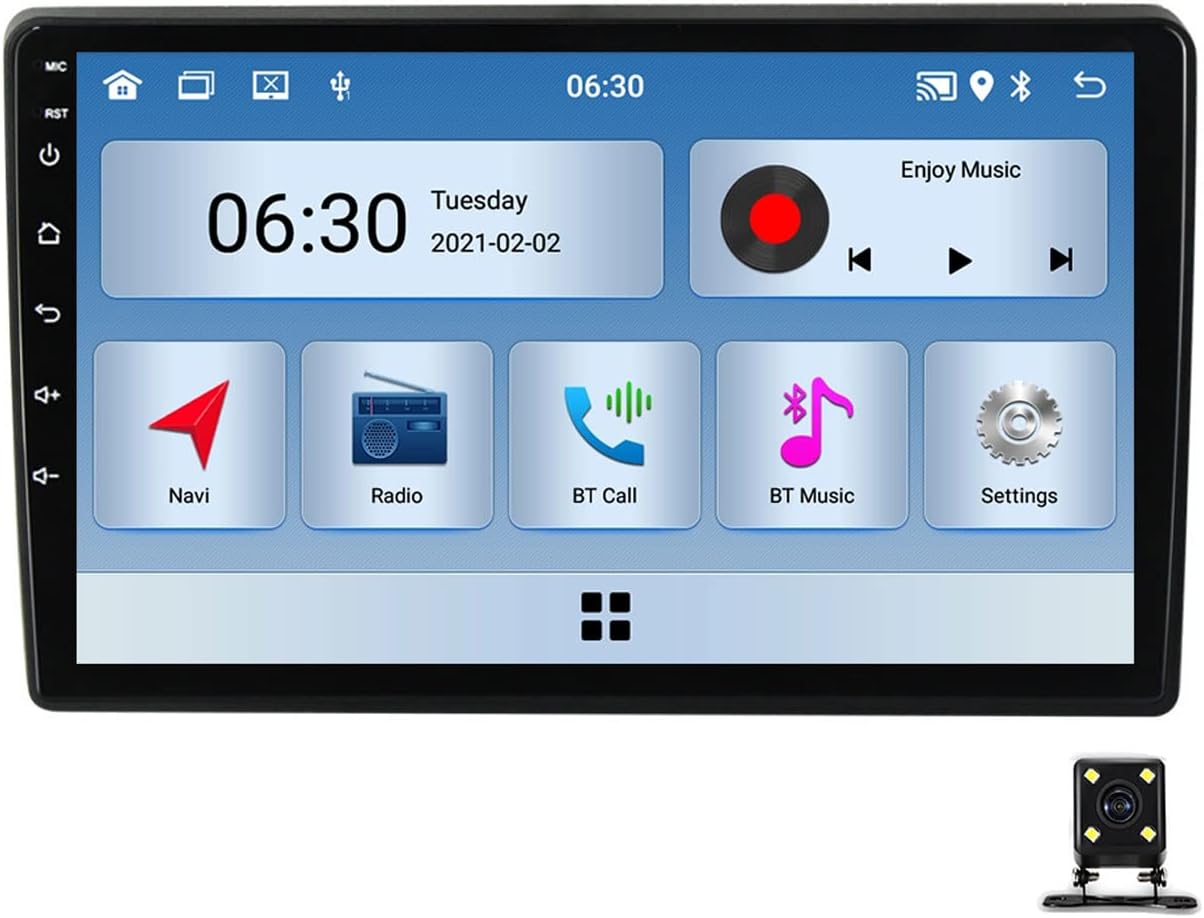 9 Inch Double Din Car Stereo Audio Bluetooth MP5 Player for Hyundai I40 2016 Multimedia Radio with Backup Camera Support Steering Wheel Control/Carplay/Mirror Link/FM