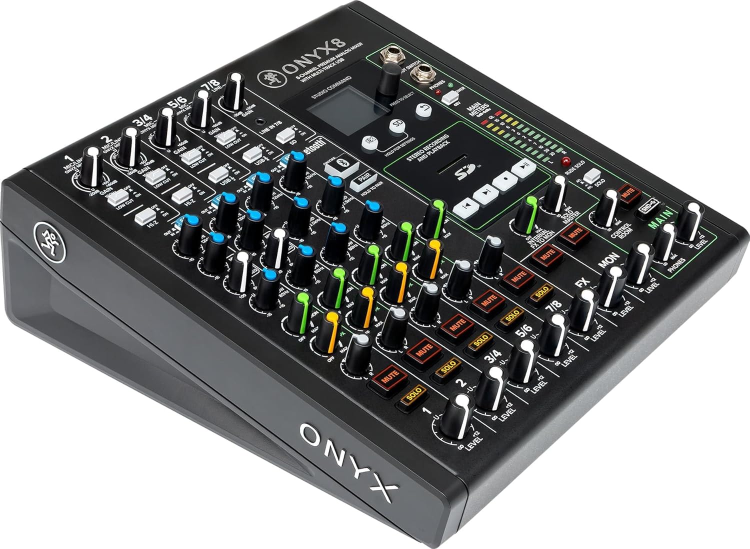 MACKIE Onyx8 8 Channel Analog Mixer with USB Multi-Track