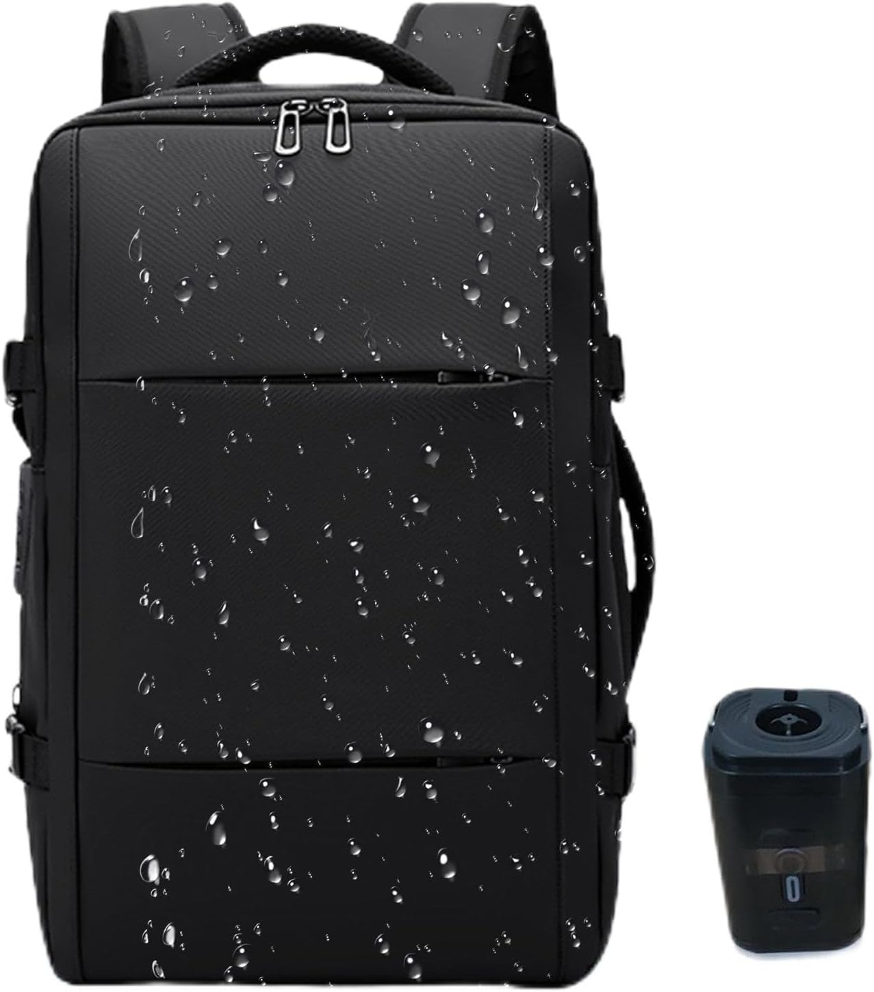 Vacuum Backpack - Vacuum Travel Bag - Expandable Backpack with Vacuum Pump, Waterproof Anti Theft Travel Vacuum Backpack