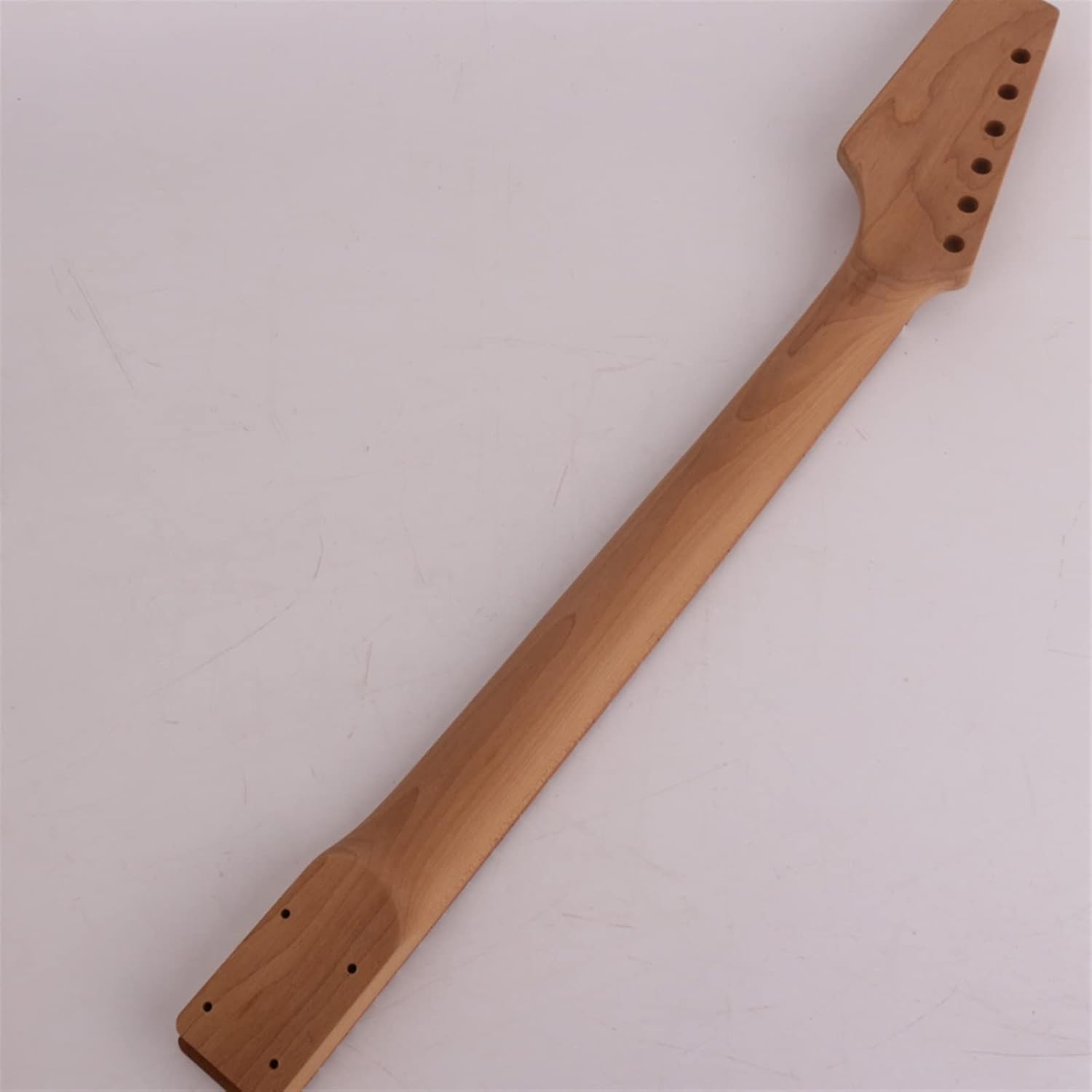 TSTS Maple Neck Fretboard Two Piece Mahogany Body 22 Frets Electric Guitar DIY Kit Unfinished Electric Guitar Kit
