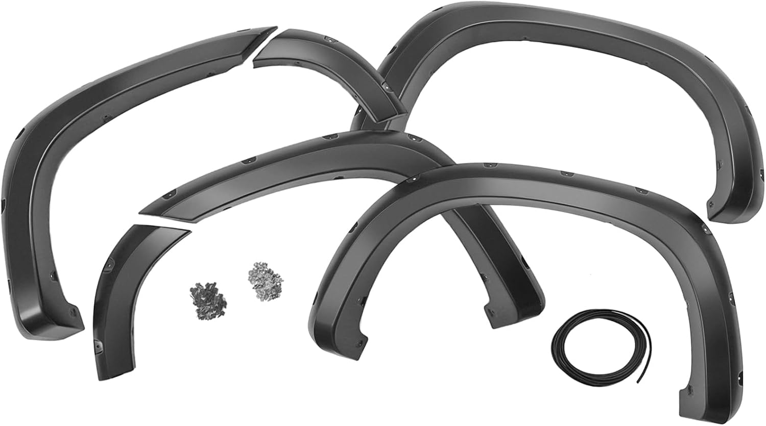 Rough Country Pocket Fender Flares for 19-21 Chevy Silverado 1500- F-C11911A-GBA