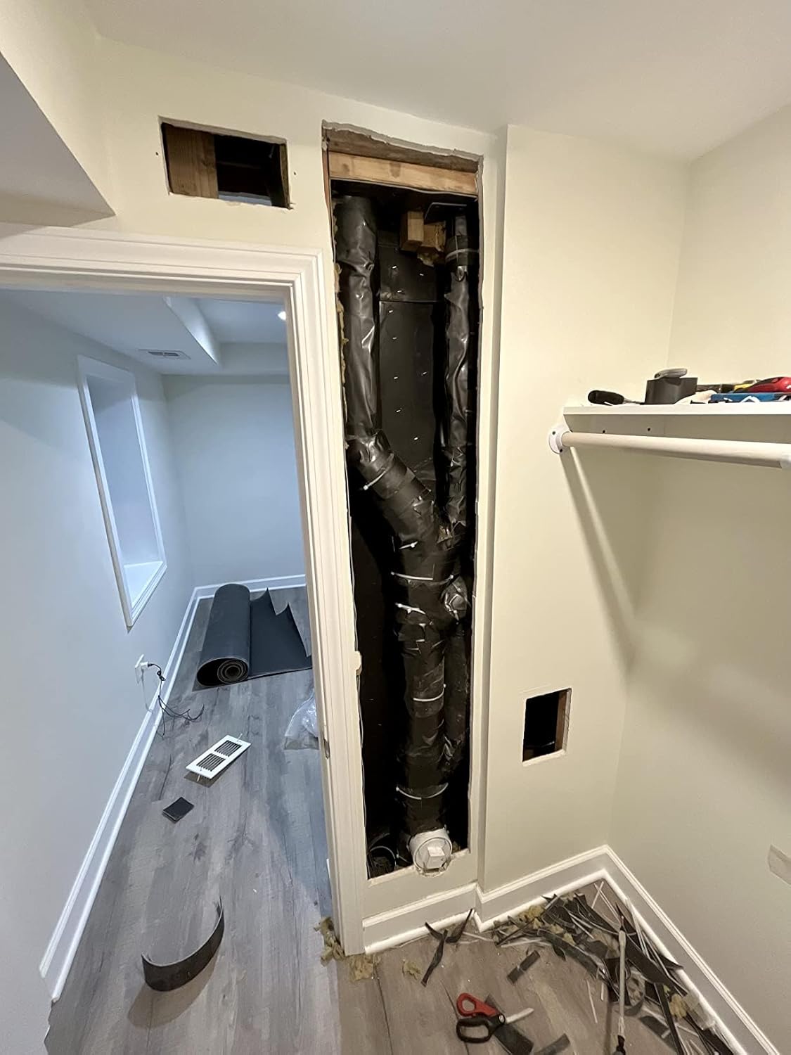 Mass Loaded Vinyl 1Lb, Flexible MLV Sound Insulation for Pipes, Curtains, and Automobiles Soundproofing - Sound Barrier - 3 x 10 ft (Covers 30 Sf) - Made in USA