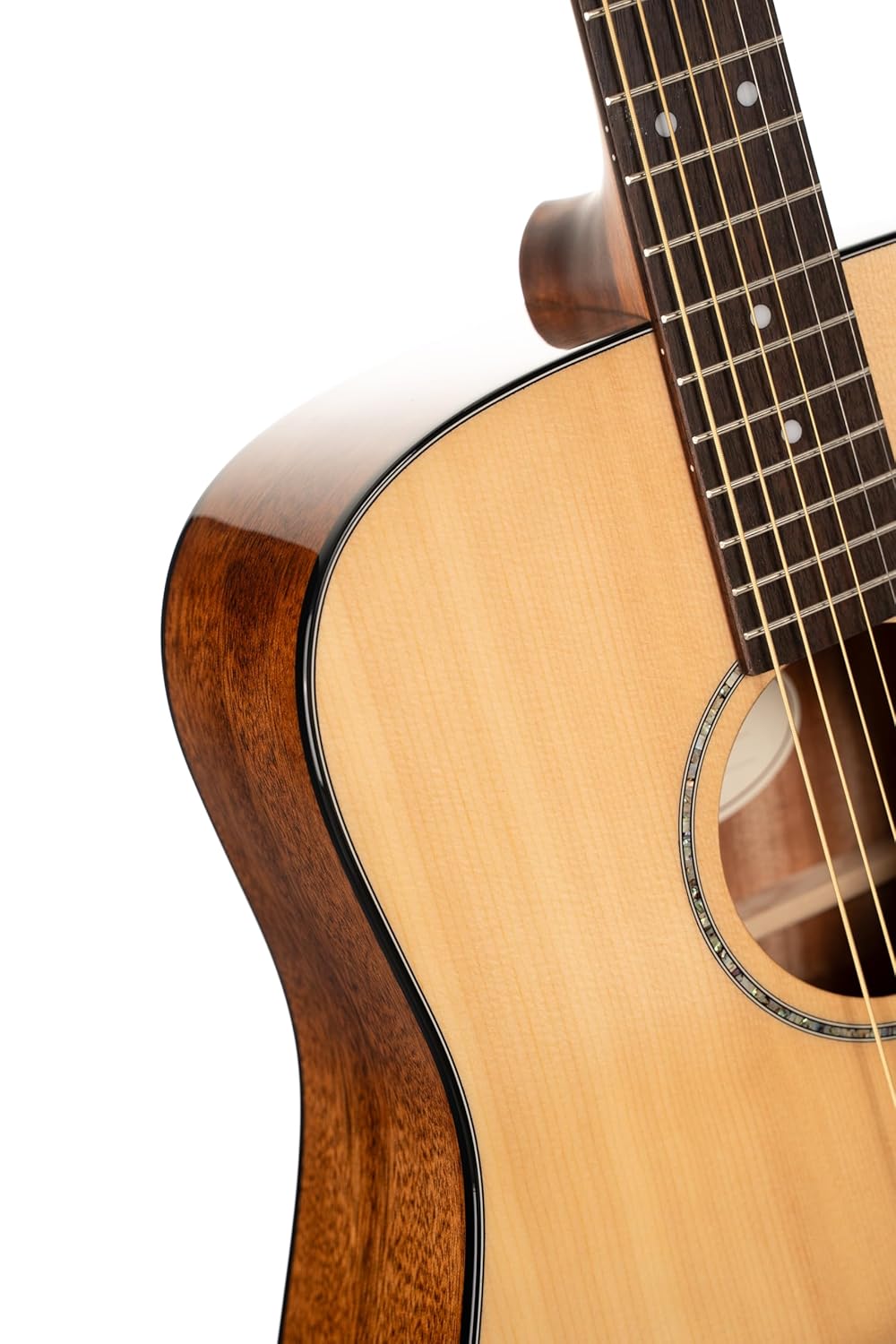 Cort EARTH60NAT Earth 60 Dreadnought Solid Top Acoustic Guitar, Natural Gloss