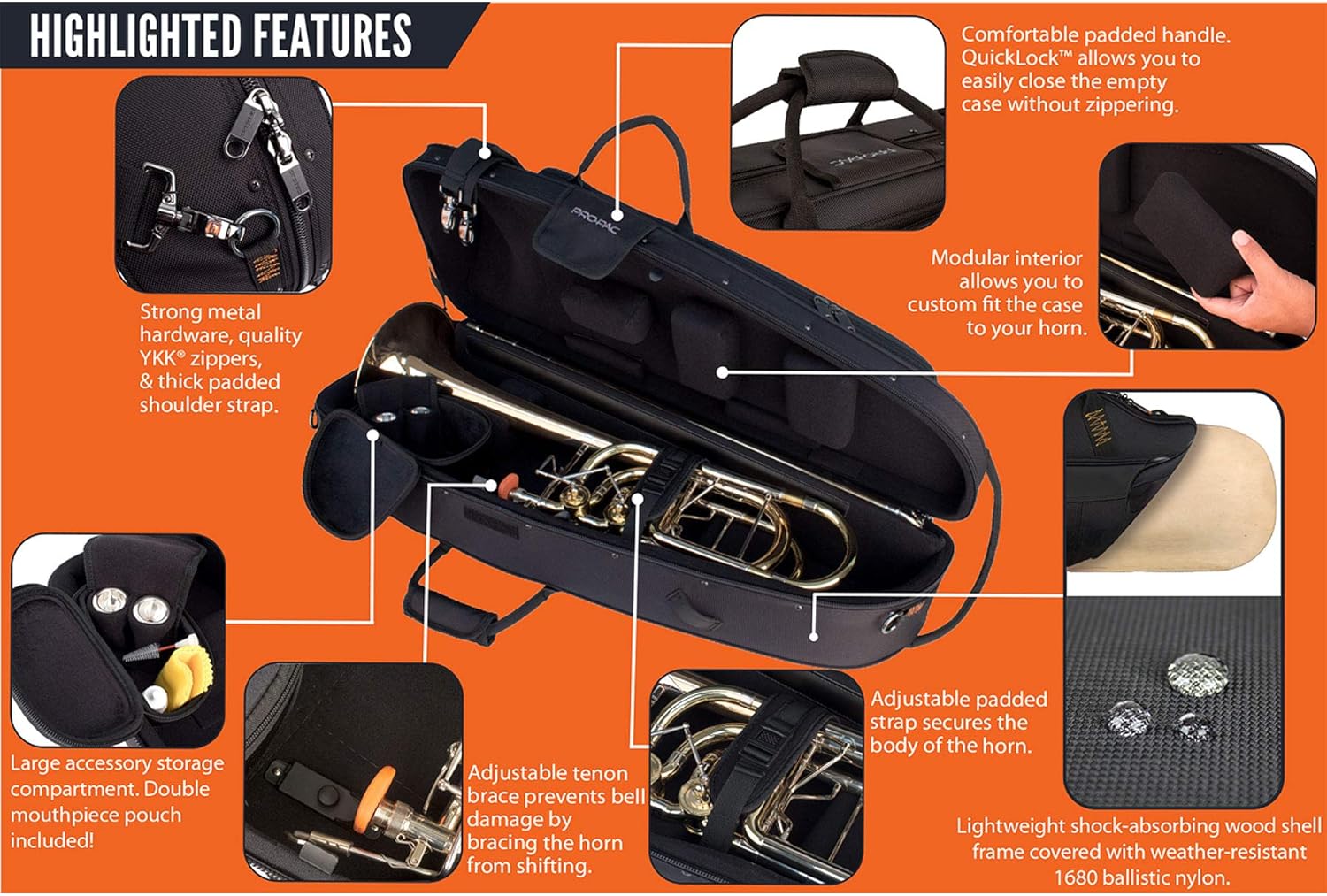 Protec IP309CT Bass Trombone IPAC Case