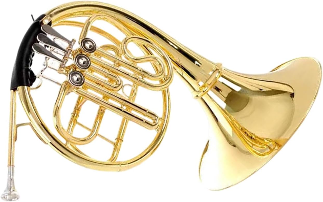 4 Key French Horn French Horn B Flat To F Key Double Row Instrument For Beginners To Play Golden Four Keys(1)