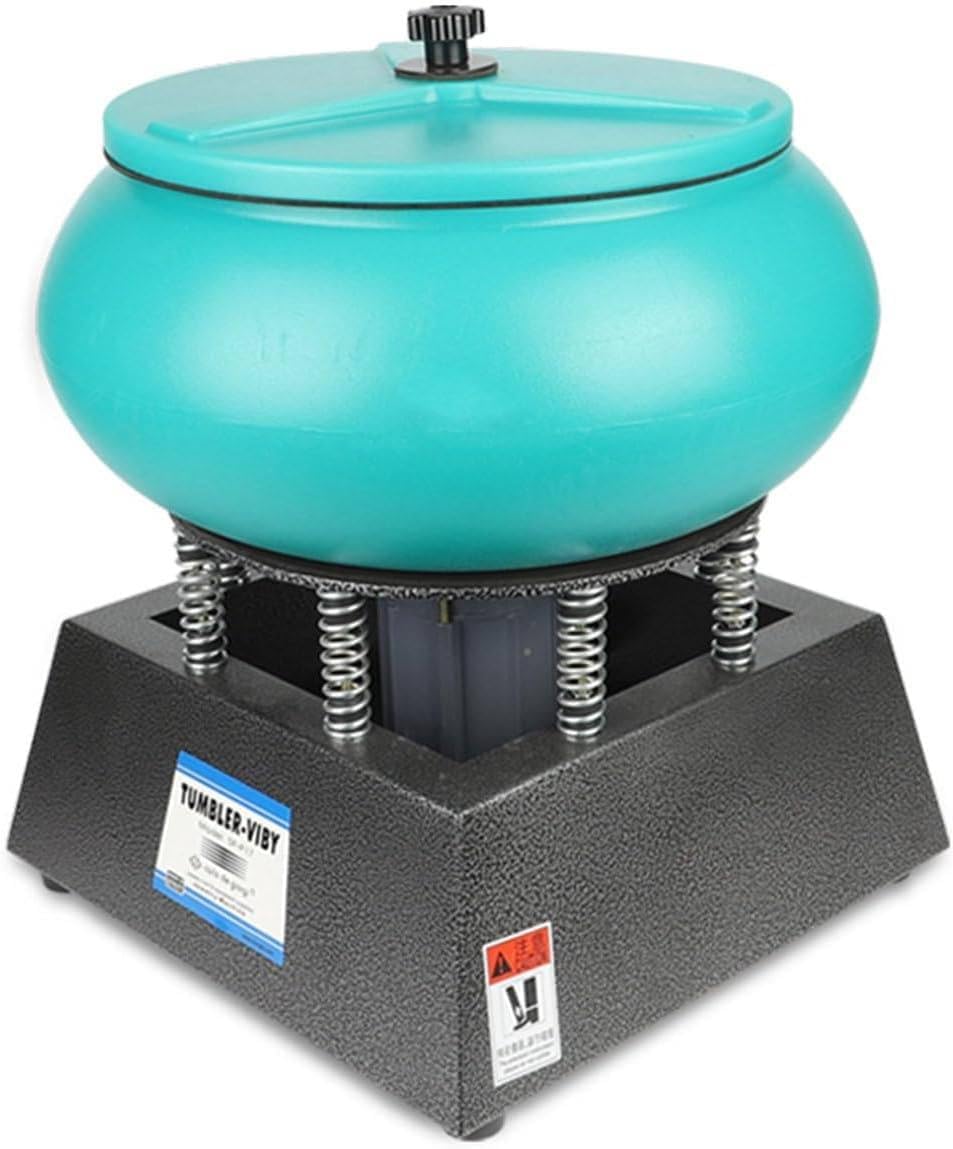 Vibrating Polisher, Electric Polisher, Professional Rock Tumbler Kit, Vibrating Polishing Drum, Strong Load Capacity for Grinding and Polishing Workpiece Surface, Jewelry Accessories,12L/3.17gal
