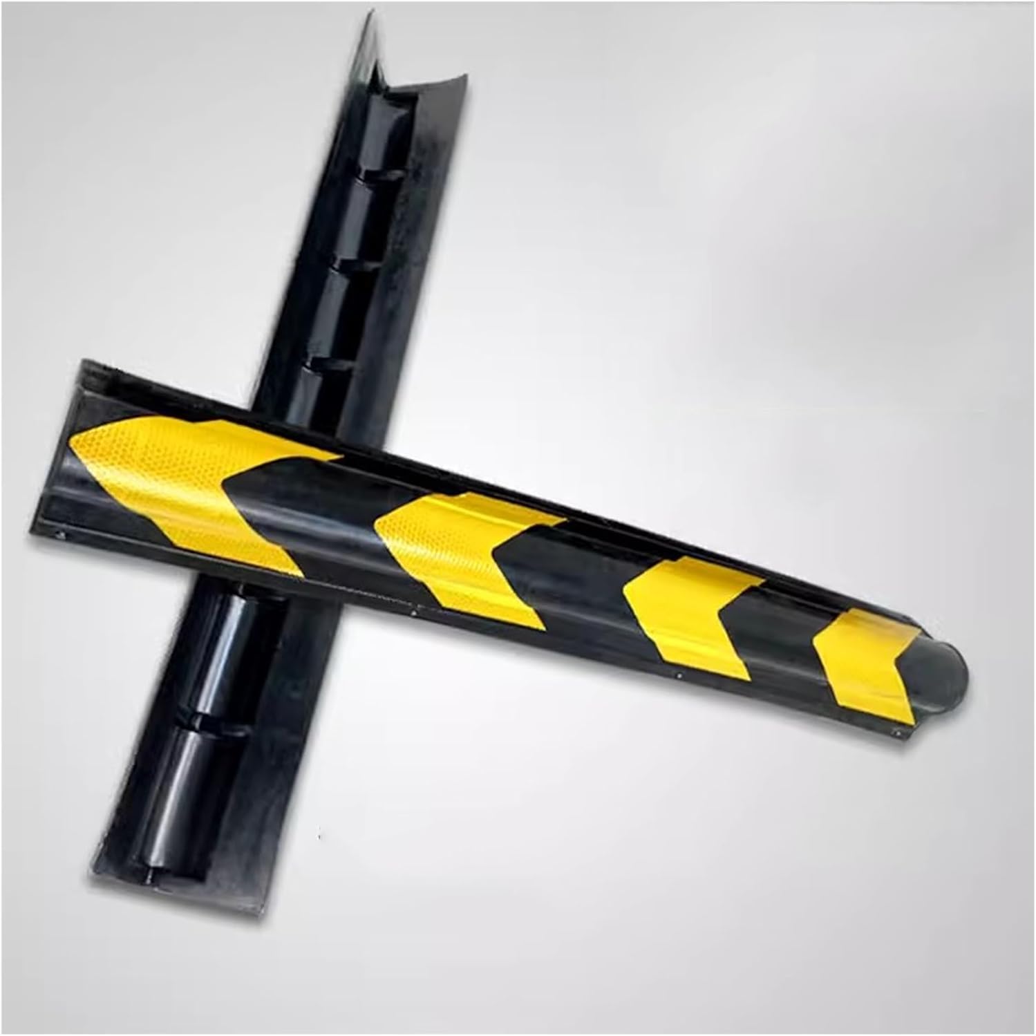 Wall Corner Guard Parking Garages, Reflective Wall Corner Warning Corner, Car Bumper Protector, Anti-Scratch Black and Yellow Reflective Strips for Garage Pillars,31x3.93-0.39in-10pcs