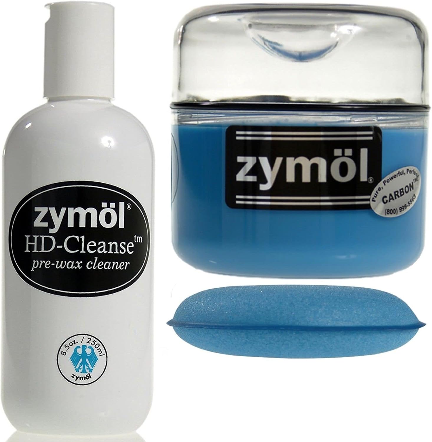 Zymol HD Cleanse Pre-Wax Cleaner & Carbon Wax Combo Kit