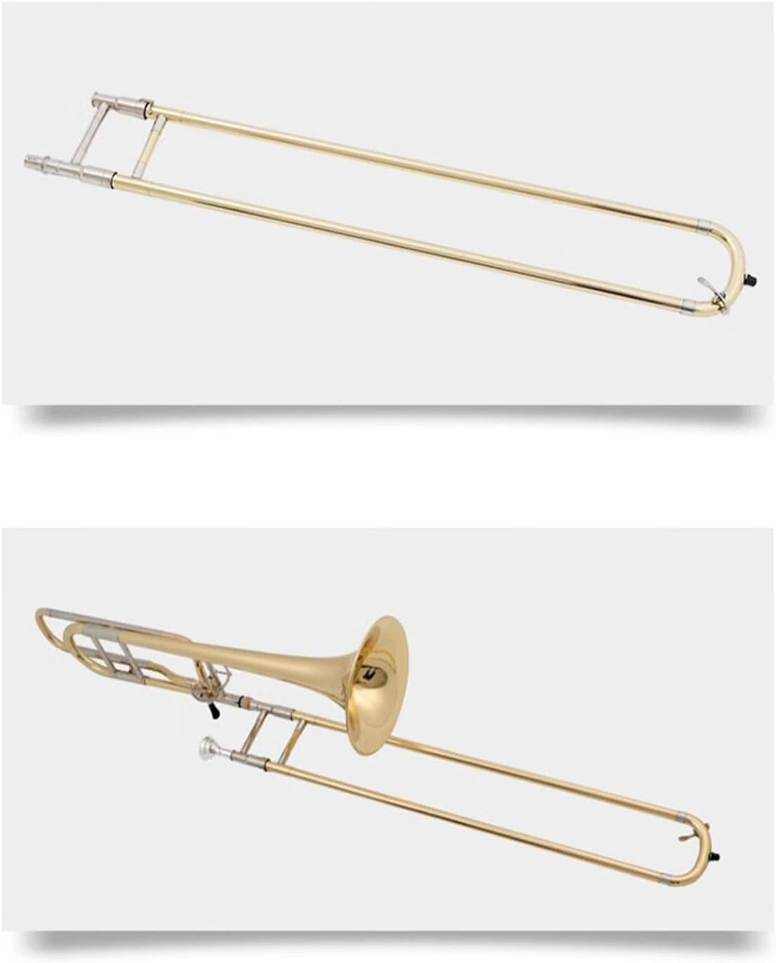 Tenor Trombone Professional Instrument Gold Lacquer B Flat