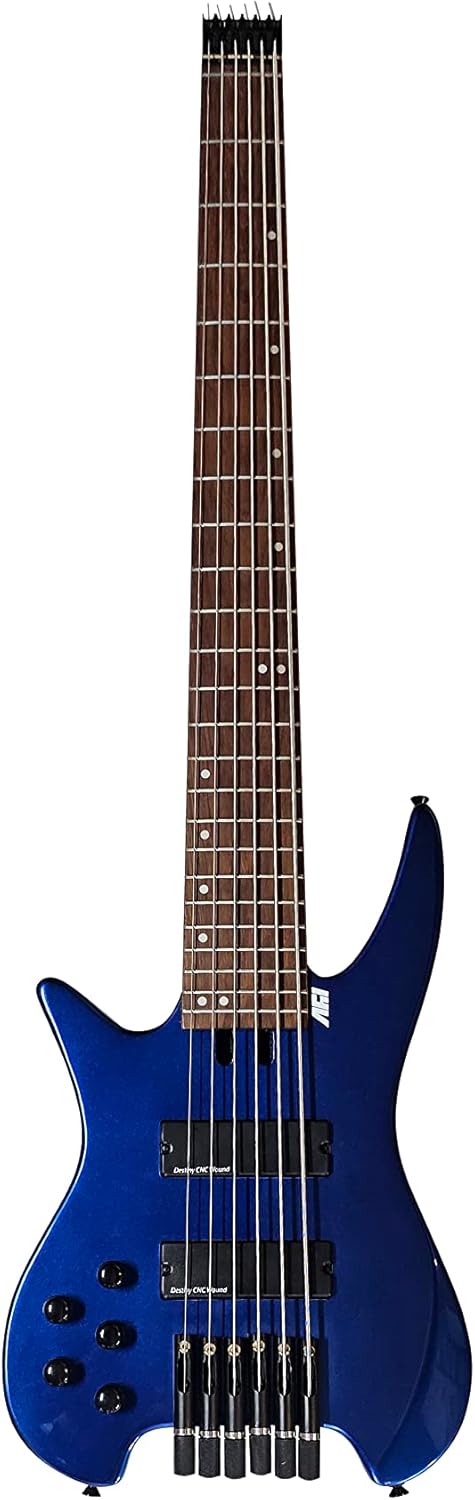 IYV-IBHL6-400 LH, 6 String Headless, Metallic Blue, Left hand