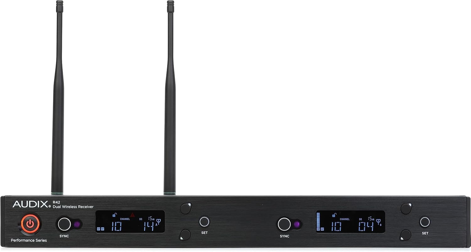 Audix AP42 C210 Wireless Combo Handheld and Lavalier Microphone System for Presenters, Speakers, and Singers