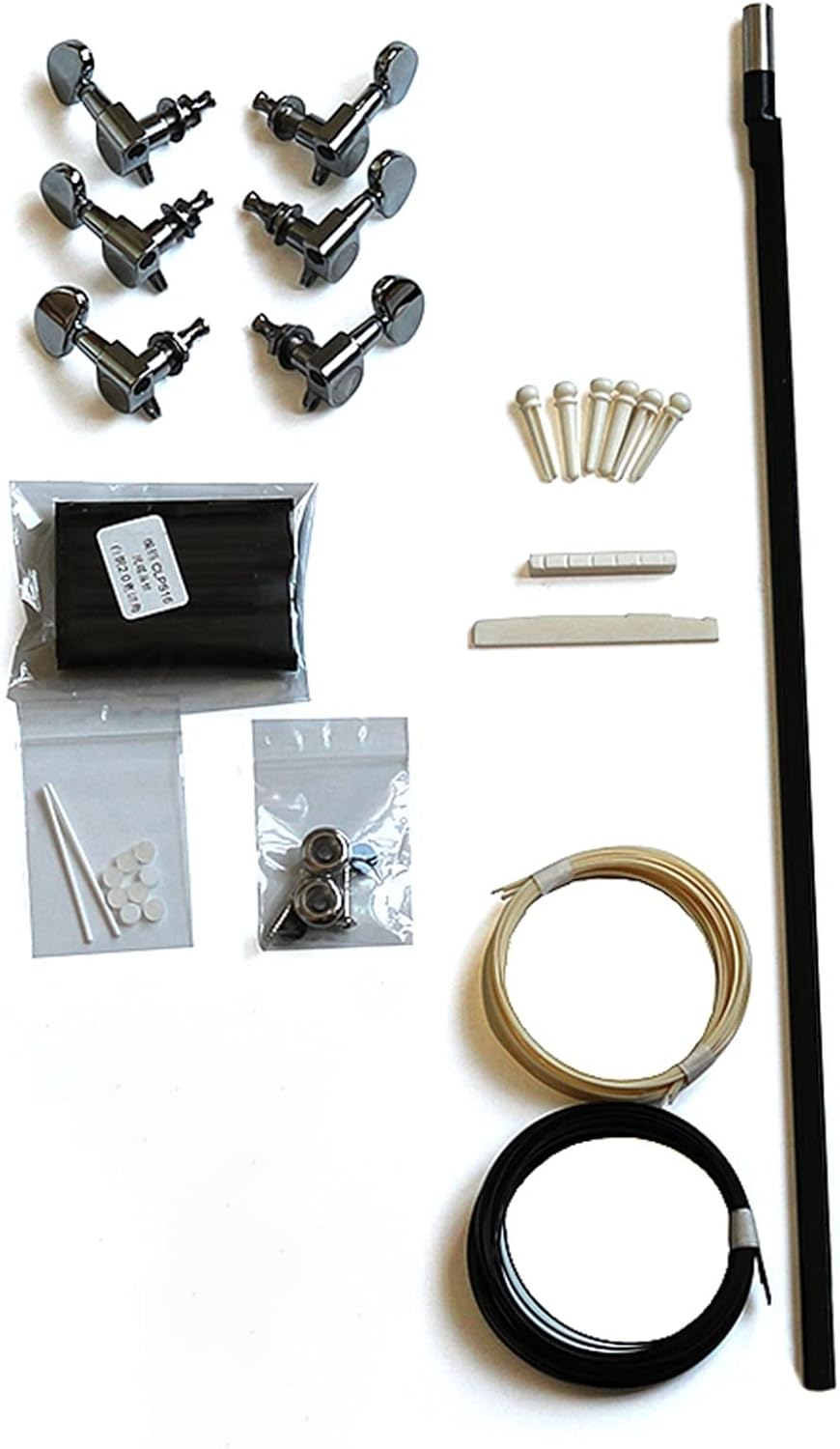 Peach Core Back Side Spruce Surface Full Single Folk Guitar Full Set of Materials Combination Guitar Making Materials Unfinished Guitar Body