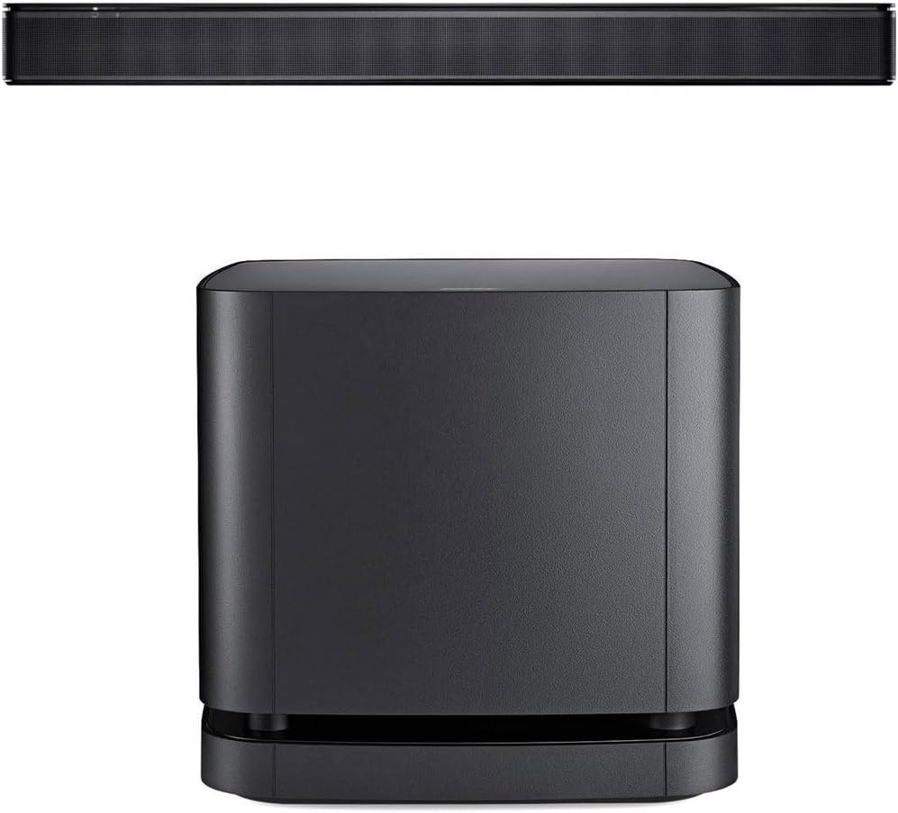 Bose TV Speaker with Bass Module 500 for Soundbars, Black