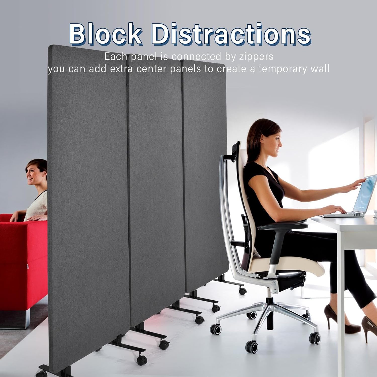 3 Panel Acoustic Offices Partition, 72