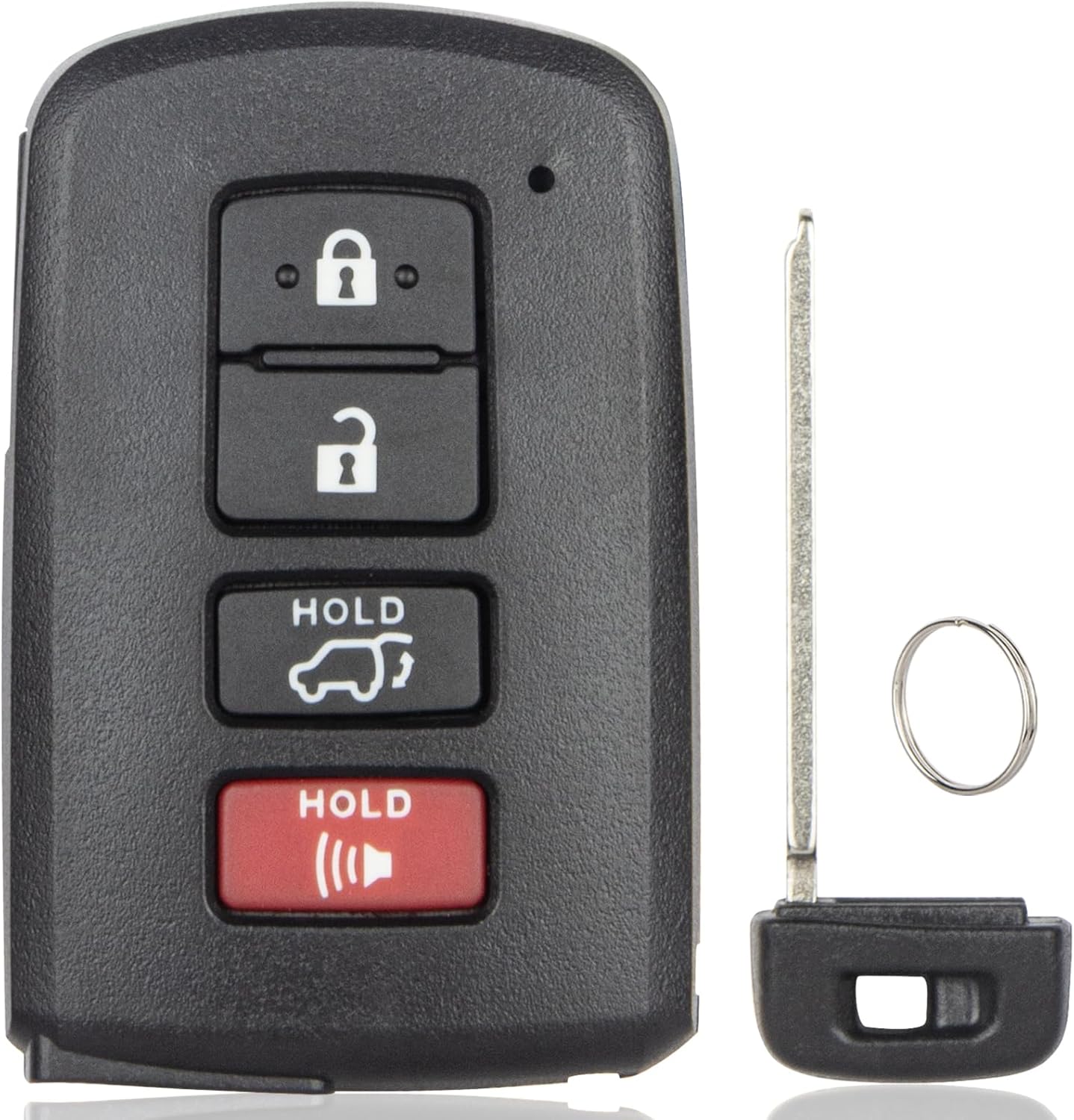 Car Key Fob Replacement Compatible with 2014-2019 Toyota Highlander Smart Remote Uncut HYQ14FBA (1-Pack)