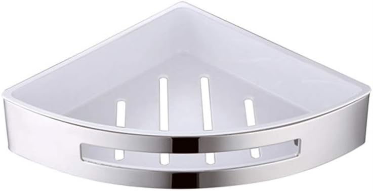 Corner Caddy, Drill Free with Glue or Wall Mount with Screws,No Damage Stainless Steel Shower Wall Shelves Triangle,Brushed Nickel