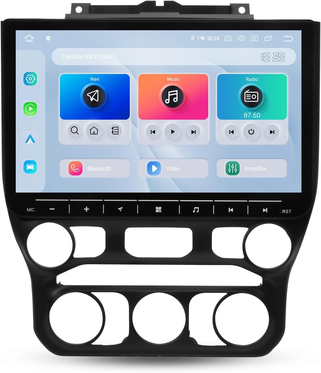 Dasaita 8GB+256GB Car Radio for Dodge Ram 1500 2500 3500 2019-2022 (Auto AC), Wireless Apple Carplay & Android Auto, 10.2'' Android 13 GPS Navigation Head Unit, Voice Control, 4G LTE/5G WiFi