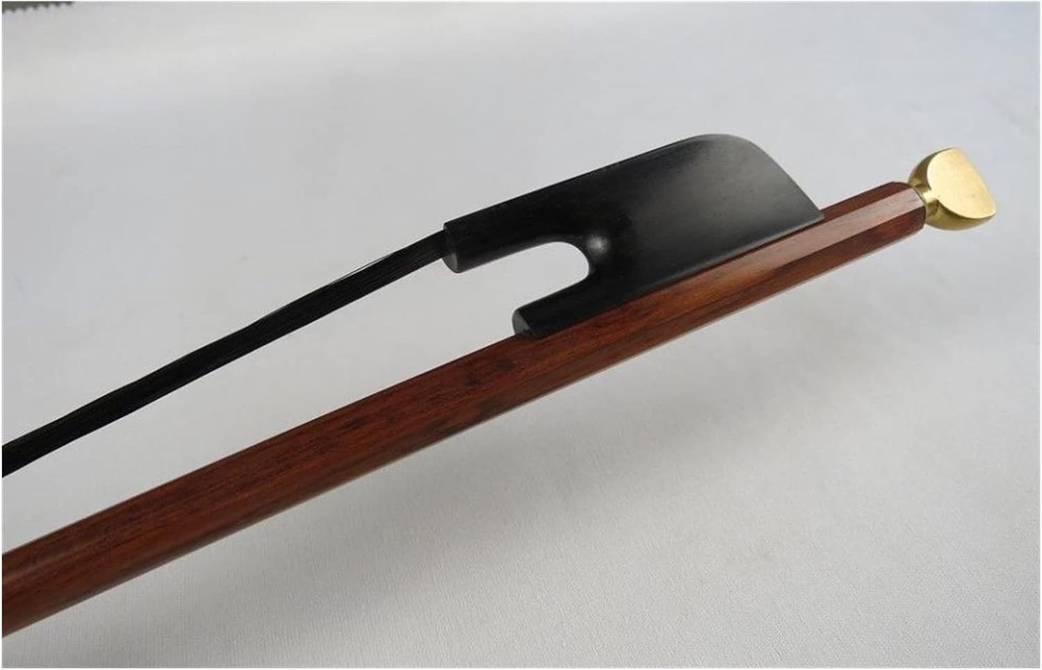 TSTS Snakewood 3/4 Bass Bow Brass Screws Black Horsehair Full Size Violin Bow