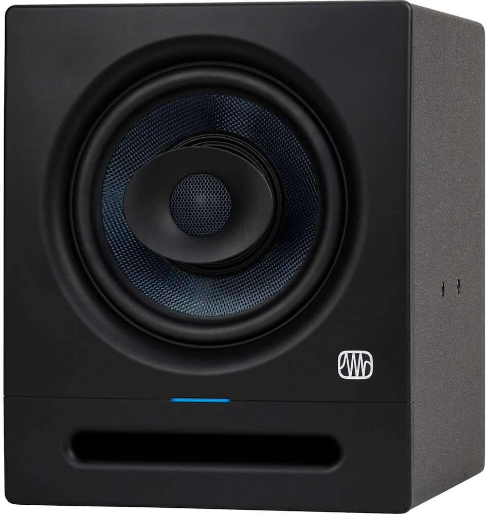 PreSonus Eris Pro 8 2-Way Biamped, Active, 8-inch Coaxial Studio Monitor Bundle with Accessories