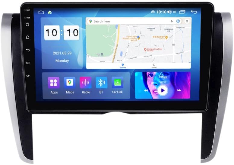 Android Car Stereo for Toyota Allion 2007-2020,9 inch IPS Touchscreen with Upgrade Wireless CarPlay & Android Auto,WiFi/GPS,Support SWC and Subwoofer,4-Core 2G+32G